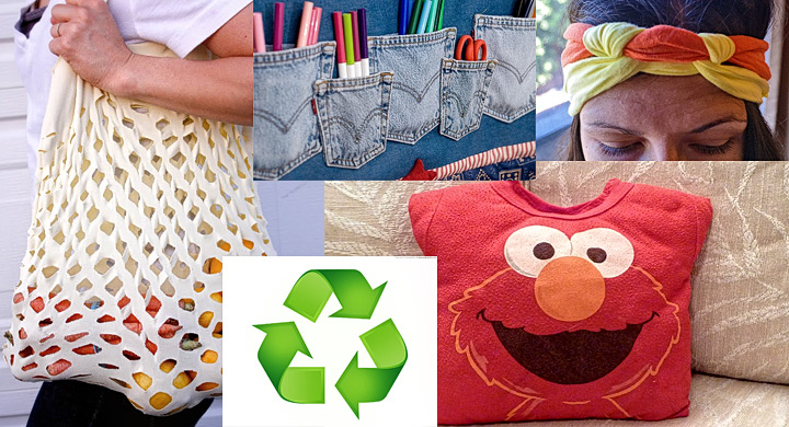Reciclaje creativo de ropa usada
