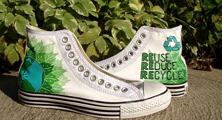 Zapatillas recicladas